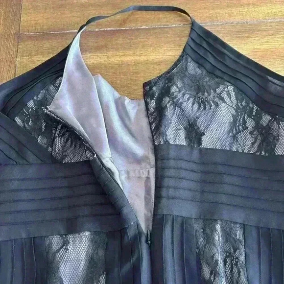 LOFT Illusion Lace Slip Dress Size 8 Black LOFT - Picture 10 of 10